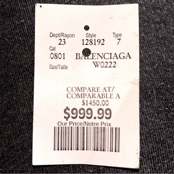 100% authentic all over script Balenciaga sweater BNWT - Picture 9 of 11